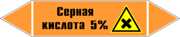 Маркировка трубопровода "серная кислота 5%" (k23, пленка, 126х26 мм)" - Маркировка трубопроводов - Маркировки трубопроводов "КИСЛОТА" - . Магазин Znakstend.ru